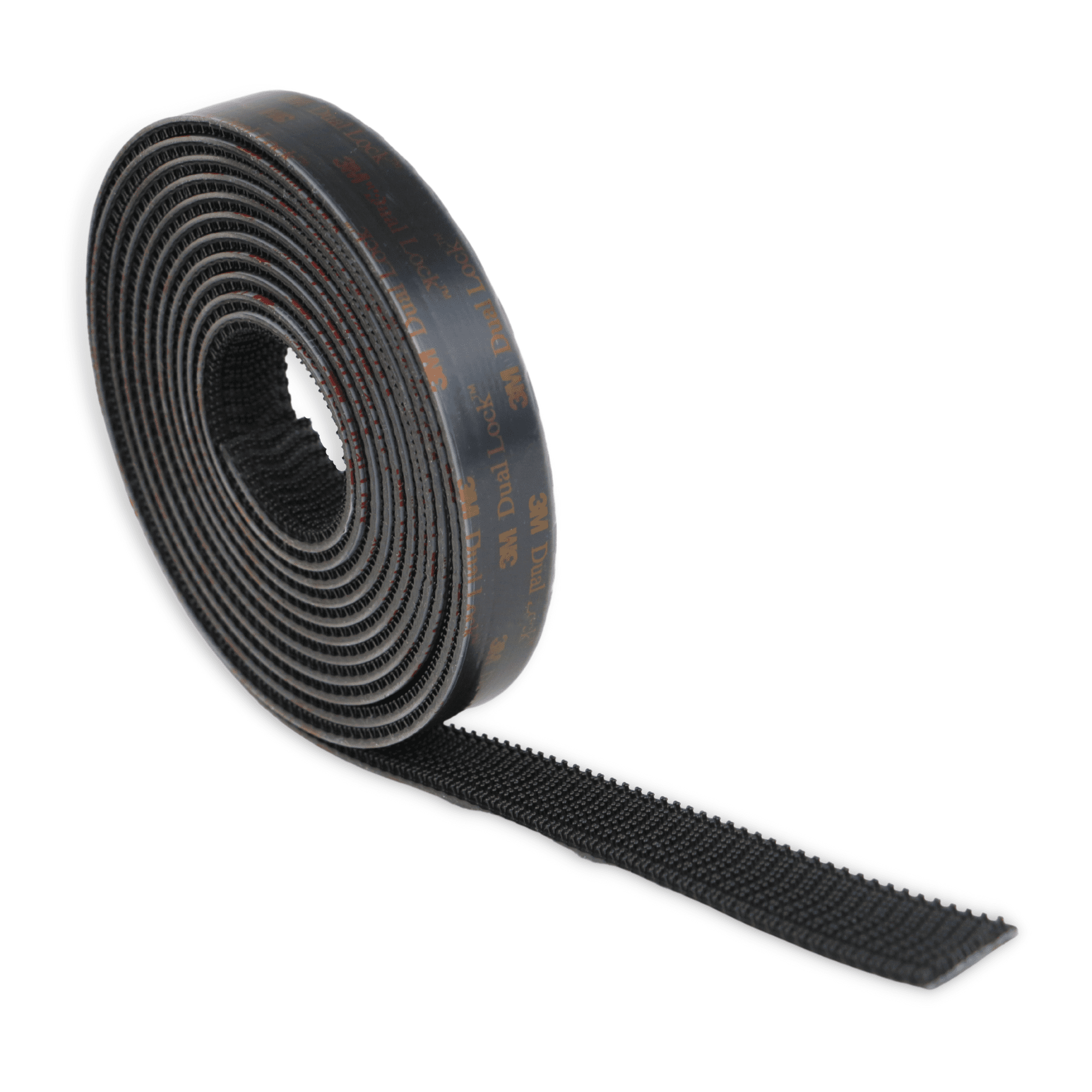3M Dual Lock Type 250 Reclosable Fastener [Black Acrylic Adhesive] (SJ3550): 1 in. x 10 ft. (Black)