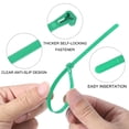 thumbnail image 4 of 12 Inch  Releasable Cable Ties Adjustable Zip Ties Removable Indoor Outdoor Tie Wraps Green 100Pcs, 4 of 6