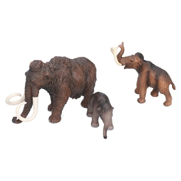 Regalo de estatuilla de animales simulados, modelo de mamut estatuilla simulada juguetes de mamut de plástico realistas modelo de juguetes de plástico de mamut diseño revolucionario