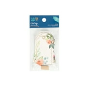 Hello Hobby Cardstock Tags and Twine, Assorted Florals with Foil, 13 Pcs