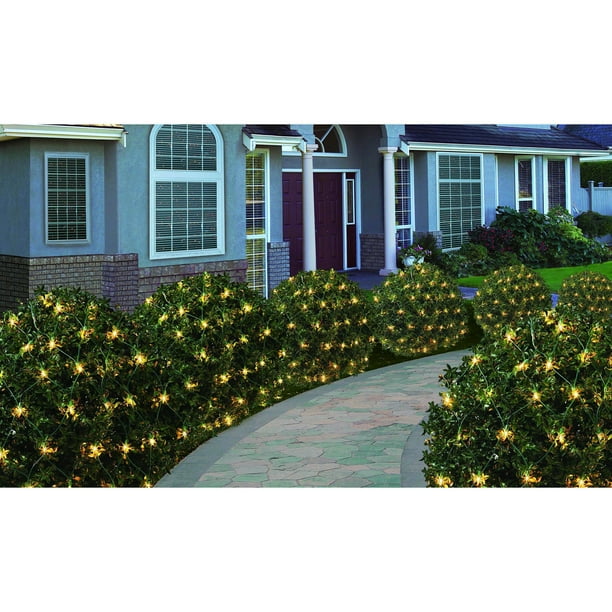 200ct Holiday Time Clear High Density Net Christmas Lights Walmart