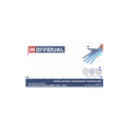 INDIVIDUAL Blue Nitrile Examination Gloves, Large, 4 Mil, Powder Free