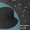 thumbnail image 3 of czcpp-Bucket Hat for Men Packable Sun hat Quick Dry Mesh Breathable UV Protection Boonie Hat for Fishing Hiking Beach Safari, 3 of 4