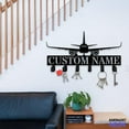 thumbnail image 3 of Handmadetneonsign Airplane Coat Rack Wall Hanger, Airplane Metal Wall Hooks, Airplane Keys Holder Home Decor 82814, 3 of 5