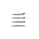 thumbnail image 4 of Kit Cincel Taladro Rotomartillo Concreto Gurbia 25 cm 4pz Plata BLOOSOM, 4 of 4