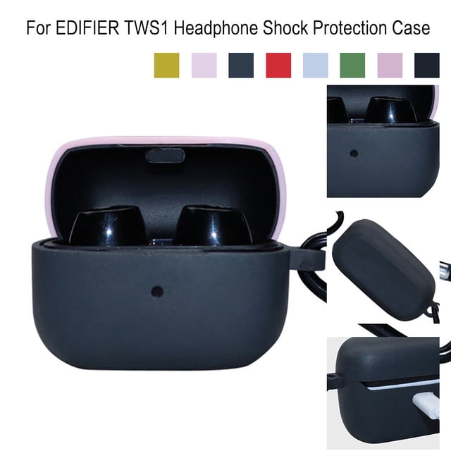 Funda Protectora Antigolpes para Auriculares Xihbxyly con Gancho para Tws1