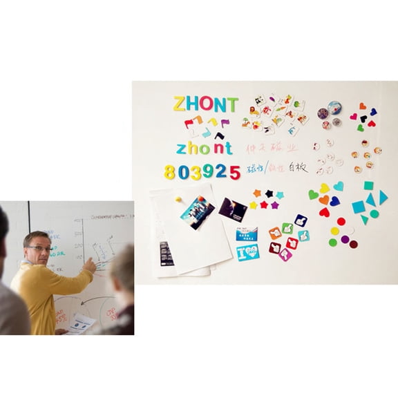 OATIPHO Whiteboard for Refrigerator Magnetic Whiteboard Plastic Multi-purpose 1Set