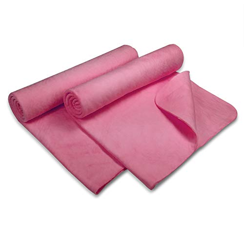 Flow Swim Towel 2Pack Chamois (Shammy) Quick Drying Cloth for