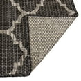 thumbnail image 7 of Unique Loom Outdoor Trellis Collection Area Rug (2' x 6' 1" Runner Black/Ivory), 7 of 7