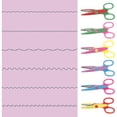 thumbnail image 2 of Chenfeng 26 Pcs Craft Scissors Kit, Hole Punch Set, 6 Decorative Edge Scissors, 10 Shape Punches, 2 of 9