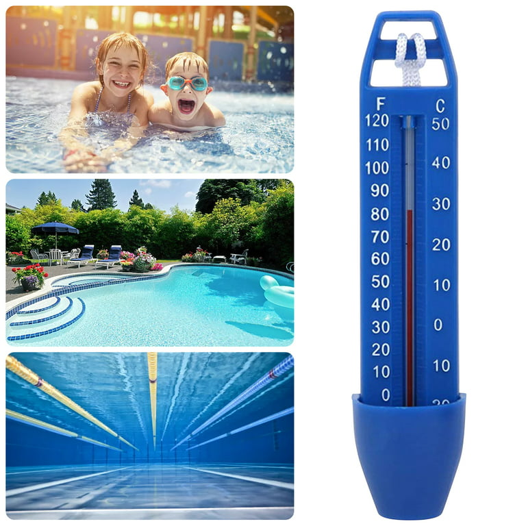 Yosoo Floating Pool Thermometer Premium Water Temperature Thermometers with  String,for Outdoor/Indoor Swimming Pools,Hot Tub,Spa,Fish Pond