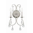 thumbnail image 2 of 5012-OS-CL-MWP Crystorama Lighting Ashton - Two Light Wall Sconce in Minimalist Style - 10.5 Inches Wide by 18.5 Inches High-Olde Silver Finish-Hand, 2 of 8