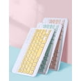 thumbnail image 3 of Étui Clavier pour IPad Air 4 avec Souris, Clavier Mince Détachable avec Dos, Étui Folio à Rabat Intelligent avec Clavier pour Femmes, 3 of 7