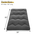 thumbnail image 2 of Japanese Floor Mattress - Futon Mattress Roll Up, Tatami Mat, Camping Mattress, and Couch Mattress Pad, 2 of 8