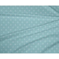 thumbnail image 4 of oneOone Polyester Lycra Sky Blue Fabric Polka Dots Quilting Supplies Print Sewing Fabric by The Yard 56 Inch Wide, 4 of 4