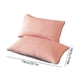 thumbnail image 4 of Funda de almohada Silk Cool Touch pack de 2 – Poliéster transpirable, verde menta/caqui/azul, 48×74cm, suave, absorbente de humedad, lavable a máquina, duradera, cama doble, 4 of 7