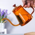 thumbnail image 4 of veasfak Gooseneck Glass Pour Over Kettle for Coffee Tea Brewing amber 600ml, 4 of 9