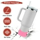 thumbnail image 4 of Uxcell Funda de Botella de Agua de Silicona [2PCS] - Funda Protectora Antideslizante para Proteger Botellas de Agua de Rasguños - [Rosa - 2.75 IN], 4 of 7