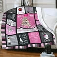 thumbnail image 2 of Cat Blanket Gifts for Girls Women Soft Warm Flannel Cat Lovers Throw Blanket Cat Birthday Gifts for Adults Kids 60"x50", 2 of 6