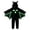 Black, variant on THHEIC Bat Jumpsuit with Detachable Hood for Boys Girls, Detachable Bat Hood and Bat Wing Detailing, Festive Dress Up Party Outfit