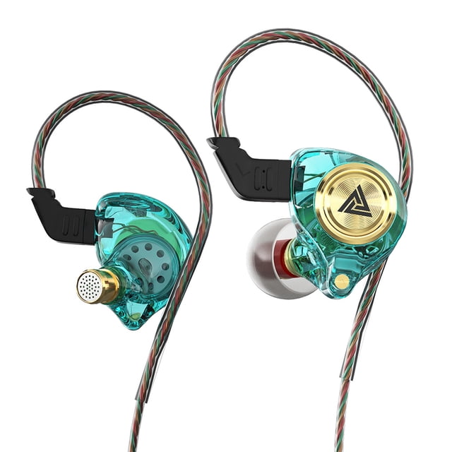Tholdsy AK3 FiLe Auriculares con cable In-ear 3.5mm Jack Sport Auriculares con micrófono Auriculares portátiles de cable largo con tapones para los Electrónica cian