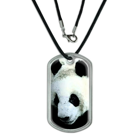 Panda Bear Dog Tag