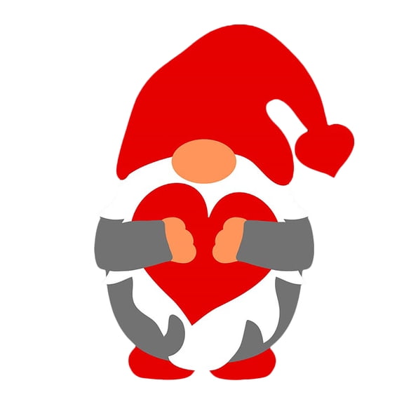 FFENYAN Valentine's Day Hanging Gnome Ornaments Door Sign Valentine's Day Dwarf Door Sign Wooden Door Hook Valentine's Day Porch Decoratio