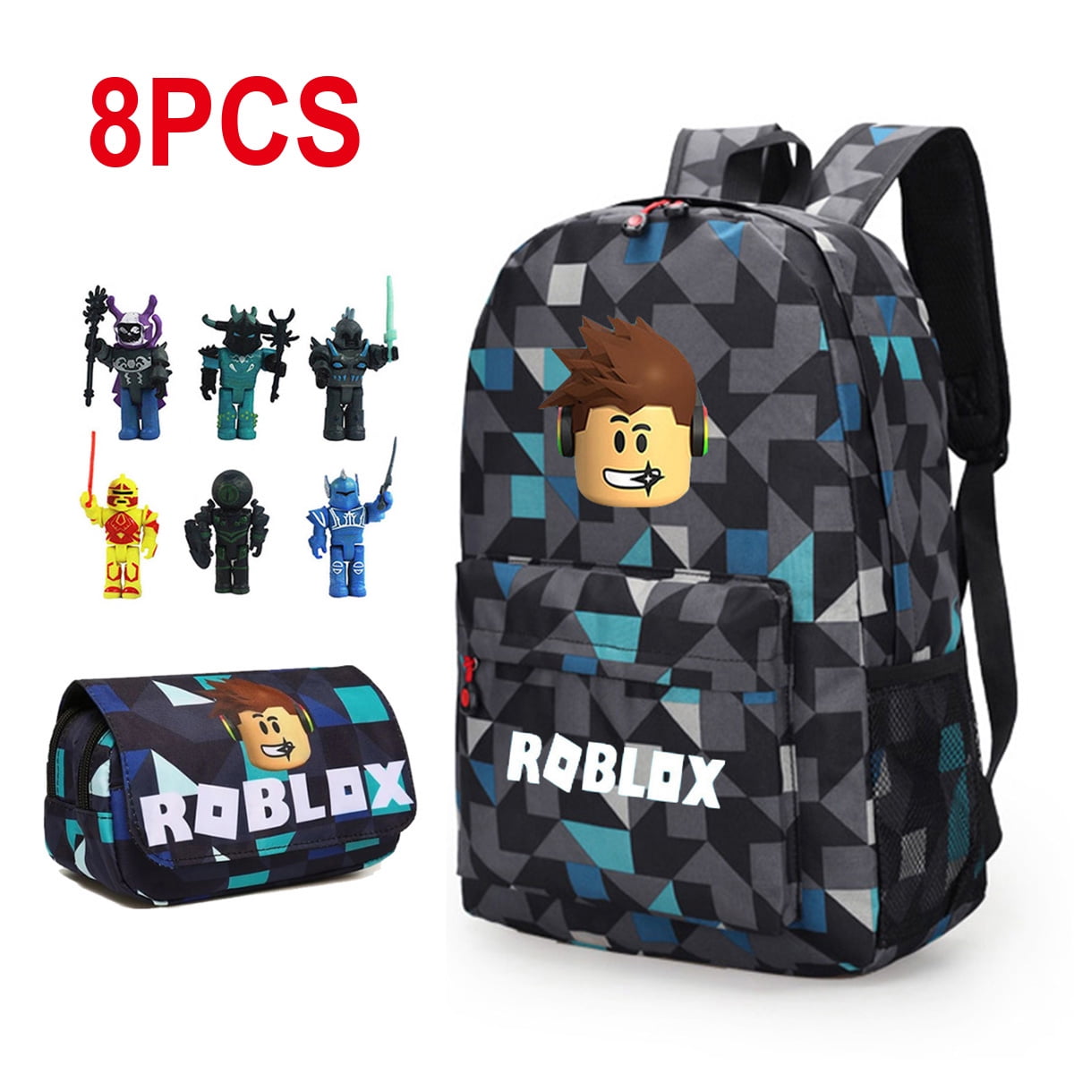 Teenagers' 8-Piece ROBLOX Print School Bag Set Ethiopia Ubuy