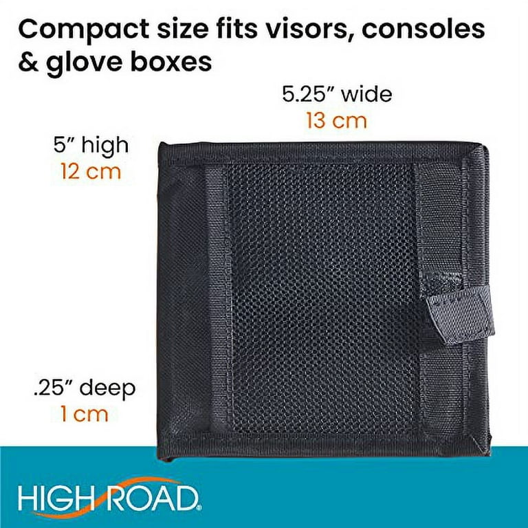 High Road Car Registration and Insurance Card Holder for Sun Visor, Glove  Box or Console