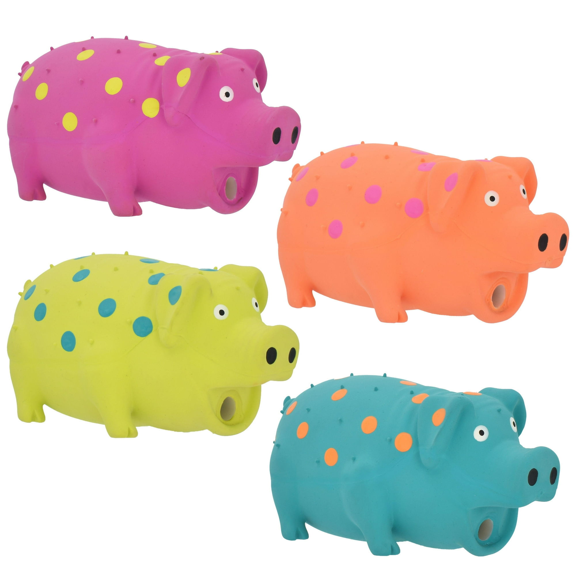 Multipet Globlet Latex Pig Dog Toy, 9"