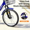 thumbnail image 4 of Adult Tricycle 7 Speed, 20 inch Folding Tricycle Three Wheel Bike for Women/Men/Seniors Bicycle, Wheel Bike for Shopping/Children load 450Ib（7Speed）, 4 of 6