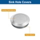 thumbnail image 3 of Uxcell 10 Paquete Tapa de Agujero de Fregadero de Cocina, 1.18" Tapa de Agujero de Grifo de Acero Inoxidable, Plata, 3 of 6