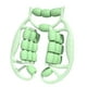 thumbnail image 1 of Rodillo muscular para masajeador de piernas, 24 ruedas, herramienta de masaje ligera, equipo para Verde, 1 of 9