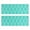 Turquoise Geometric Quatrefoil, variant on Kitchen Rugs Sets Of 2,Geometric Diamond Striped Pattern Anti Fatigue Kitchen Mat Rugs Non Slip Washable,Decorative Kitchen Floor Mats for Kitchen,Sink,Laundry,17"X47"