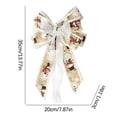 thumbnail image 2 of Holiday Savings! Qiaocaity Christmas Bow Tree Pendant Cloth Ribbon Christmas Party Decoration Supplies, 2 of 2