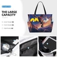 thumbnail image 3 of Xecao Starry Sky Flying Tiger for versatile beach bag for women includes zipper pockets and waterproof material, ideal for vacations and adventures., 3 of 7
