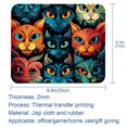 thumbnail image 5 of Cat Printed Square Gaming Mouse Pad, 8.3x9.8 Inch Non-Slip Rubber Bottom Mousepad for Office and Gaming, 5 of 6