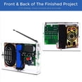 thumbnail image 4 of 2X Kit de Radio FM DIY Proyecto de Soldadura Receptor Inalámbrico Ajustable Pantalla LCD Módulo de Radio Digital FM Kits de Bricolaje para Inclinarse, 4 of 5