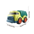thumbnail image 2 of Green Green Sound And Light Simulation Engineering Car Toy Mini Excavator Cement Truck For Kids, 2 of 6