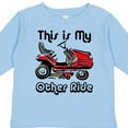 thumbnail image 4 of Inktastic Mower My Other Ride Boys or Girls Long Sleeve Toddler T-Shirt, 4 of 5