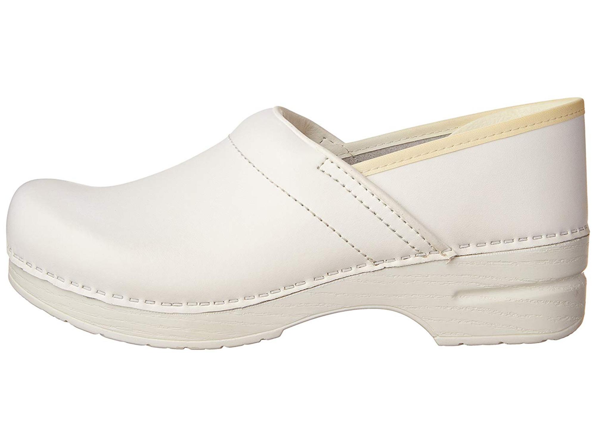 dansko white clogs