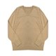 thumbnail image 1 of Suéter tipo jersey de cuello en V de punto para estudiantes, estilo universitario, para hombres y mujeres, JK, 1 of 6