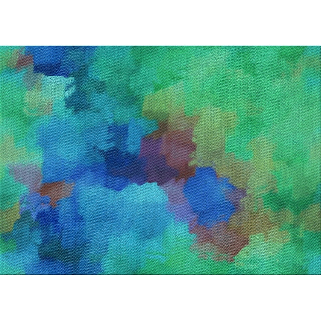 Ahgly Company Machine Washable Indoor Rectangle Transitional Medium Spring Green Area Rugs, 2' x 4'