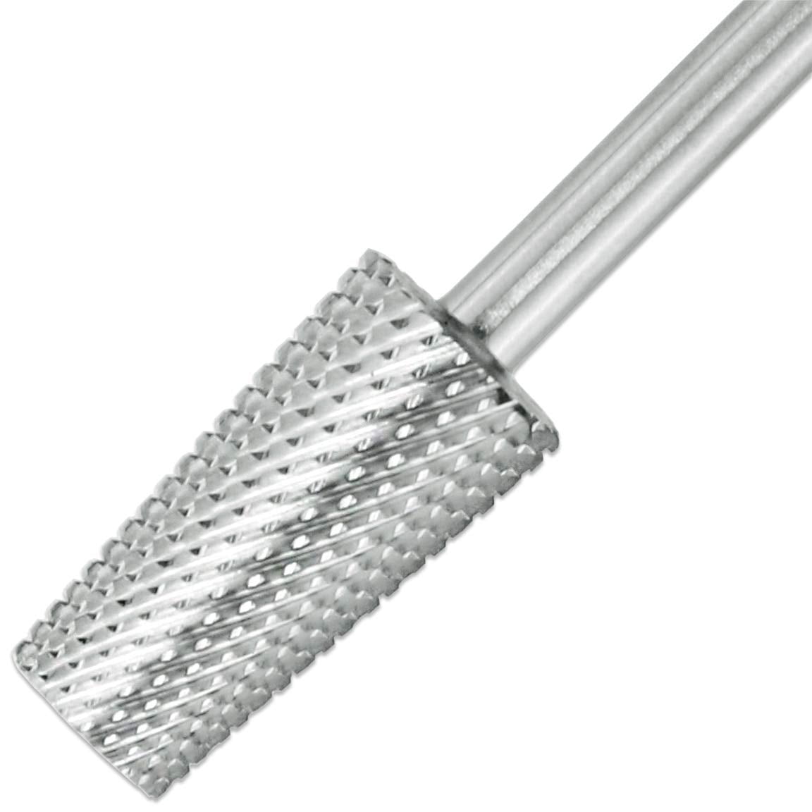 This bit is made with high-quality carbide material that ensures it is durable and long-lasting, making it an ideal investment for any nail technician. It is perfect for precision work on both natural and artificial nails, whether you're cleaning cuticles, shaping nails, or carving intricate designs into acrylic or gel nails.