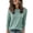06-Mint Green, variant on Women's Crew Neck Long Sleeve Knit Sweater, Casual Pullover Soft Lightweight Basic Knit Top for Fall Winter Daily Layering Wear 12-Yellow M