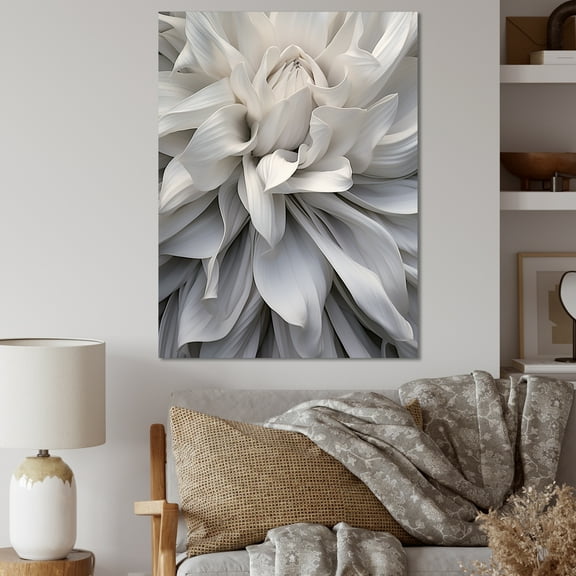 Designart "Dreamy Petal Serenity" Flowers Canvas Wall Art
