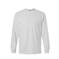 thumbnail image 3 of Gildan - Long Sleeve T-Shirt Made with 6 Oz./yd² (Us) 100% Cotton | 6 Pack Ash Color Tee - L Size, 3 of 6