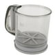 thumbnail image 3 of Taza de colador de harina filtro de doble capa tamiz de harina de malla seguro de mano etiqueta de gramo precisa prensa manual tipo estructura de 6 lados con tapa para ANGGREK Otros, 3 of 8