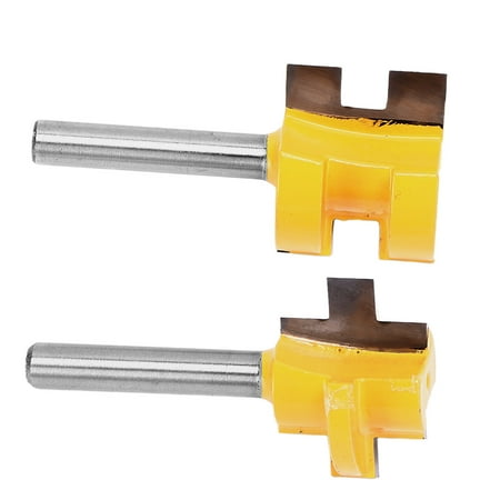 

Router Bit Routers Bits Wide Use 2Pcs For Woodworking 1/4in Shank