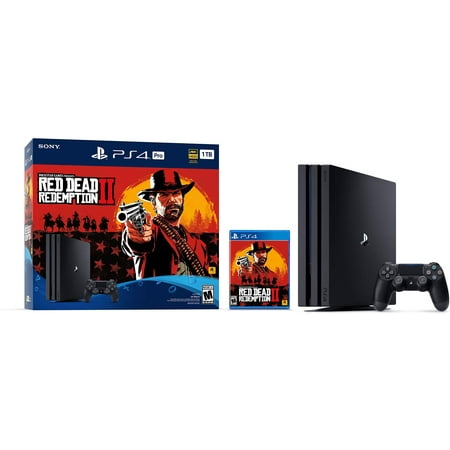 Refurbished Sony Red Dead Redemption 2 PS4 Pro Bundle - 1TB Hard